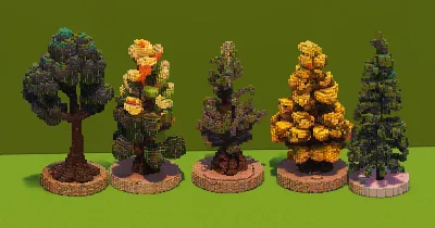 Trees Pack — Minecraft Build by VerdantBuilds