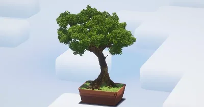 Big Bonsai Tree — Minecraft Build by LeonisBuilds