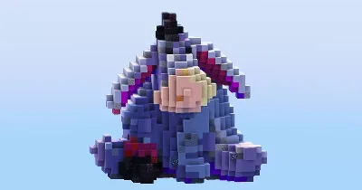 Ih Oh from Winnie The Pooh — Minecraft Build by LeonisBuilds