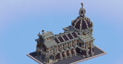 Medieval Church Tuff Bricks — Minecraft Build by LeonisBuilds