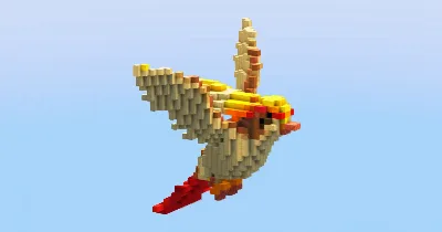 Pidgeot from Pokemon — Minecraft Build by LeonisBuilds