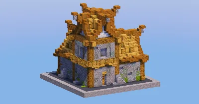 Oak Medieval House 14 — Minecraft Build by LeonisBuilds