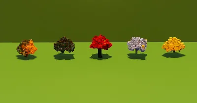 Colorful Trees Pack — Minecraft Build by VerdantBuilds