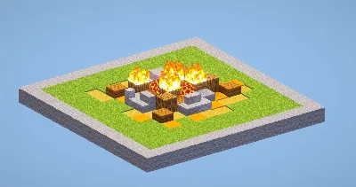 Clash of Clans Army Camp Level 1 — Minecraft Build by LeonisBuilds