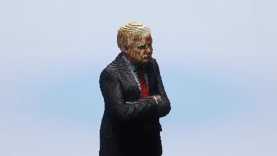 Donald Trump — Minecraft Build by LeonisBuilds