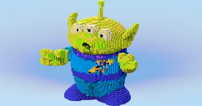 Little Green Man — Minecraft Build by LeonisBuilds