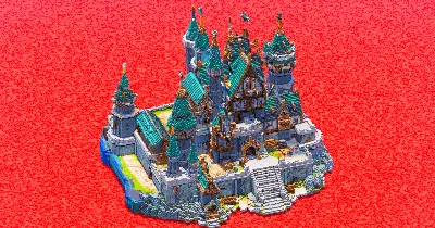 Big Steampunk Castle — Minecraft Build by ImpossibleBuilds