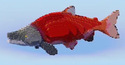 Salmon — Minecraft Build by LeonisBuilds