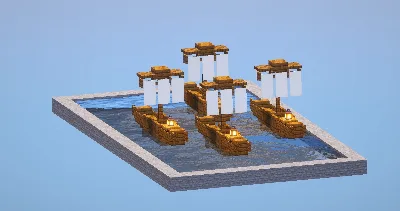 Small Spruce Boats — Minecraft Build by LeonisBuilds