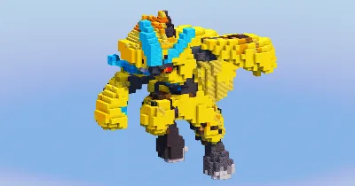 Zeraora from Pokemon — Minecraft Build by LeonisBuilds