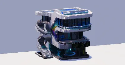 Futuristic Building — Minecraft Build by ModernCraft