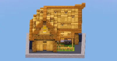 Oak Beginner House — Minecraft Build by LeonisBuilds