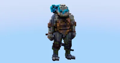 Blue Ninja Turtle — Minecraft Build by LeonisBuilds