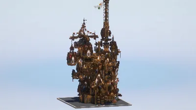 Massive Steampunk Mansion — Minecraft Build by LeonisBuilds