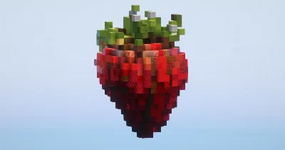 Strawberry small — Minecraft Build by LeonisBuilds
