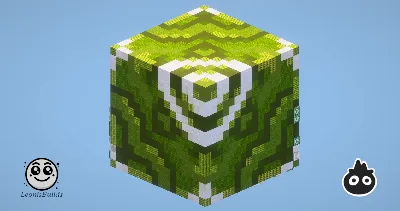 Green Glazed Terracotta (Collab) — Minecraft Build by LeonisBuilds