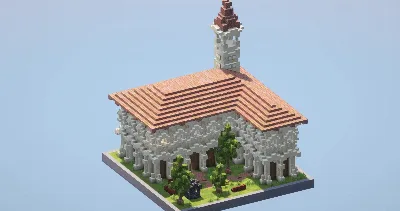 Monastery — Minecraft Build by LeonisBuilds