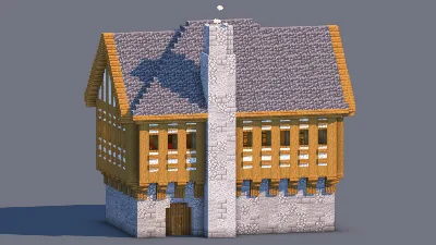 Medieval House – Fully Decorated Interior | Download — Minecraft Build by RaekonBuilds