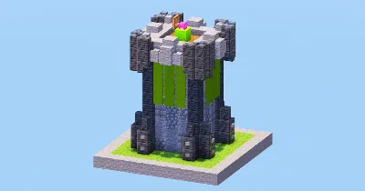 Clash of Clans Archer Tower Level 11 — Minecraft Build by LeonisBuilds