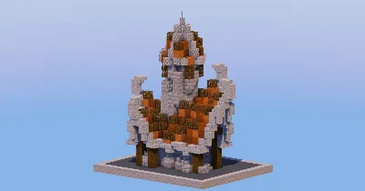 Brown Medieval Fantasy House 3 — Minecraft Build by LeonisBuilds