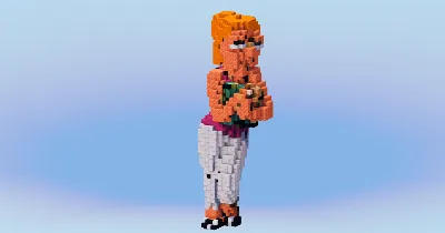 Summer Smith from Rick and Morty — Minecraft Build by LeonisBuilds