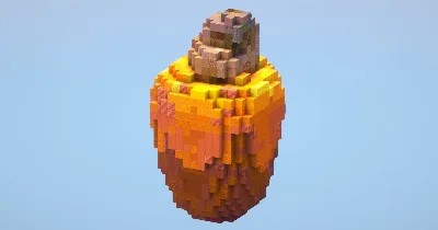 Cashew Fruit small — Minecraft Build by LeonisBuilds
