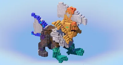 Type Null from Pokemon — Minecraft Build by LeonisBuilds