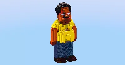 Cleveland Brown from Family Guy and The Cleveland Show — Minecraft Build by LeonisBuilds