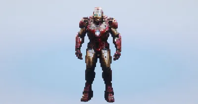 Iron Man — Minecraft Build by LeonisBuilds