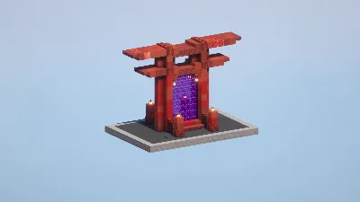 Japanese Portal — Minecraft Build by LeonisBuilds