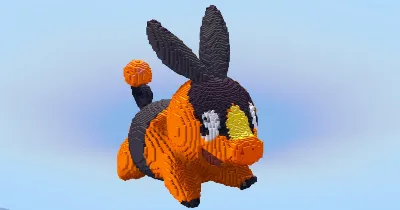 Tepig — Minecraft Build by LeonisBuilds