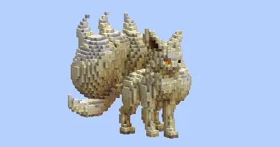 Ninetales small‎ — Minecraft Build by LeonisBuilds