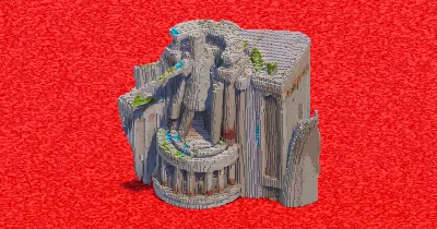 Roman Statue Gate — Minecraft Build by ImpossibleBuilds