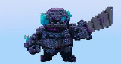 Mini Pekka from Clash Royale — Minecraft Build by LeonisBuilds