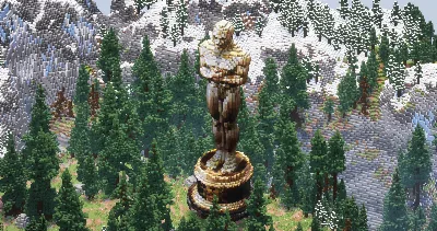 Oscar Statue | FREE — Minecraft Build by LeonisBuilds