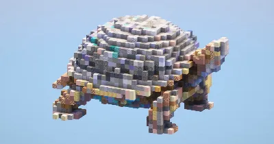 Tortoise‎ Animal — Minecraft Build by LeonisBuilds