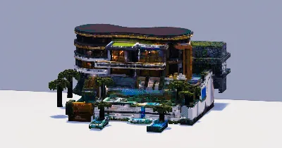 Modern Hotel — Minecraft Build by ModernCraft