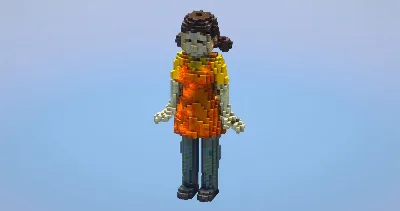 Small Squid Game Doll — Minecraft Build by LeonisBuilds