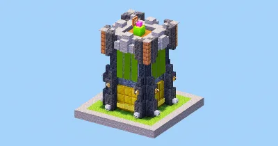 Clash of Clans Archer Tower Level 12 — Minecraft Build by LeonisBuilds