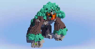 Rillaboom from Pokemon — Minecraft Build by LeonisBuilds