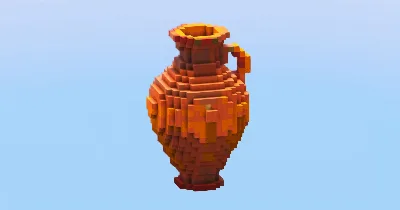 Terracotta Vase Small — Minecraft Build by LeonisBuilds
