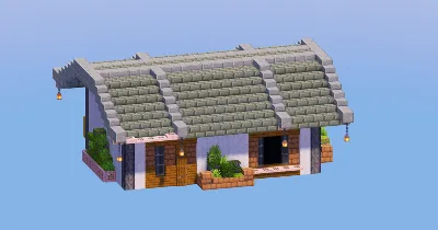 Tuff Japanese House 5 — Minecraft Build by LeonisBuilds
