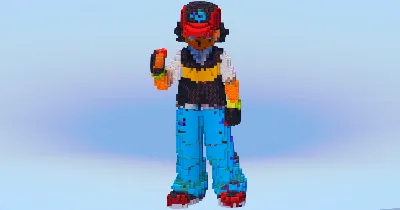 Ash Ketchum Diamond & Pearl — Minecraft Build by LeonisBuilds