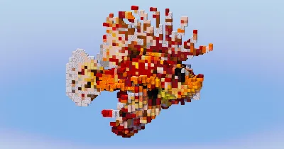 Lionfish Animal — Minecraft Build by LeonisBuilds