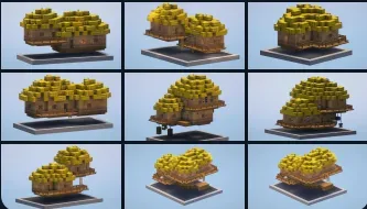 Mayan Treehouses 1-10 — Minecraft Build by LeonisBuilds