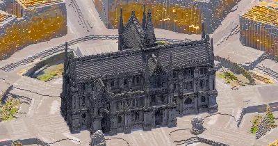Gothic Castle — Minecraft Build by GothicCathedrals