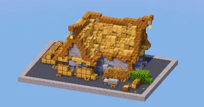 Oak Medieval Lumberjack House — Minecraft Build by LeonisBuilds