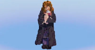 Hermione from Harry Potter — Minecraft Build by LeonisBuilds