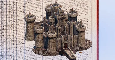 Medieval Castle — Minecraft Build by TheBibleOfBuilding