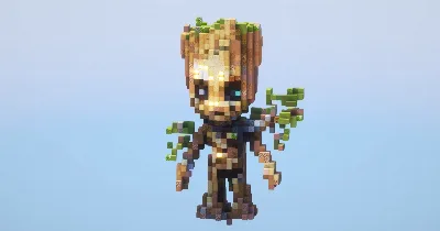 Groot‎ — Minecraft Build by LeonisBuilds